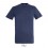 Camiseta mejor calidad-precio de algodón Sol's Regent 150 para regalo personalizado Color Azul Vaquero Vista Frontal