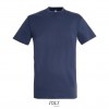 Camiseta mejor calidad-precio de algodón Sol's Regent 150 para regalo personalizado Color Azul Vaquero Vista Frontal