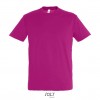 Camiseta mejor calidad-precio de algodón Sol's Regent 150 Color Fucsia Vista Frontal