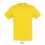 Camiseta mejor calidad-precio de algodón Sol's Regent 150 Color Dorado Vista Frontal