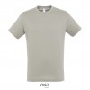 Camiseta mejor calidad-precio de algodón Sol's Regent 150 Color Gris Claro Vista Frontal