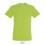 Camiseta mejor calidad-precio de algodón Sol's Regent 150 Color Lima Vista Frontal