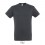 Camiseta mejor calidad-precio de algodón Sol's Regent 150 Color Gris Ratón Vista Frontal