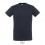 Camiseta mejor calidad-precio de algodón Sol's Regent 150 Color Azul Mar Vista Frontal