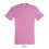 Camiseta mejor calidad-precio de algodón Sol's Regent 150 Color Rosa Orquídea Vista Frontal