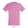 Camiseta mejor calidad-precio de algodón Sol's Regent 150 Color Rosa Orquídea Vista Frontal