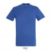 Camiseta mejor calidad-precio de algodón Sol's Regent 150 Color Azul Royal Vista Frontal