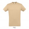 Camiseta mejor calidad-precio de algodón Sol's Regent 150 Color Arena Vista Frontal