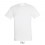 Camiseta blanca económica de algodón Sol's Regent 150 publicitaria Color Blanco Vista Frontal