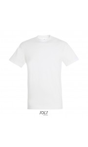 Camiseta blanca económica de algodón Sol's Regent 150 gr