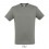 Camiseta mejor calidad-precio de algodón Sol's Regent 150 para publicidad promocional Color Zinc Vista Frontal
