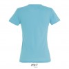 Camiseta de mujer mejor calidad-precio algodón Sol's Miss 150 Color Azul Atolón Vista Posterior