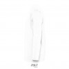 Camiseta blanca de manga larga de algodón Sol's Monarch 150 Color Blanco Vista Lateral