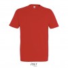 Camiseta algodón con cuello reforzado Sol's Imperial 190 para publicidad personalizada Color Hibisco Vista Frontal