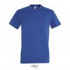 Camiseta algodón con cuello reforzado Sol's Imperial 190 Color Azul Royal Vista Frontal