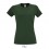 Camiseta para mujer de gran calidad Sol's Imperial 190 barata Color Verde Botella Oscuro Vista Frontal