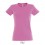 Camiseta para mujer de gran calidad Sol's Imperial 190 para regalo personalizado Color Rosa Orquídea Vista Frontal