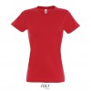 Camiseta para mujer de gran calidad Sol's Imperial 190 para regalo barato Color Rojo Vista Frontal