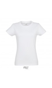 Camiseta blanca para mujer de gran calidad Sol's Imperial 190