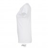 Camiseta blanca para mujer de gran calidad Sol's Imperial 190 Color Blanco Vista Posterior