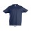 Camiseta niña de algodón ringspun Sol's Imperial 190 personalizada Color Azul Marino Vista Frontal