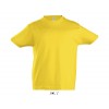 Camiseta niña de algodón ringspun Sol's Imperial 190 barata Color Dorado Vista Frontal