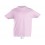 Camiseta niña de algodón ringspun Sol's Imperial 190 merchandising Color Rosa Medio Vista Frontal