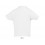 Camiseta blanca niña de algodón ringspun Sol's Imperial 190 Color Blanco Vista Posterior