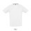 Camiseta blanca transpirable para deporte Sol's Sporty 140 con publicidad Color Blanco Vista Frontal