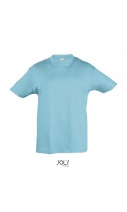 Camiseta blanca niño económica manga corta Sol's Regent 150