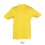 Camiseta niño mejor calidad-precio manga corta Sol's Regent 150 para regalo promocional Color Dorado Vista Frontal