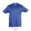 Camiseta niño mejor calidad-precio manga corta Sol's Regent 150 para eventos publicitarios Color Azul Royal Vista Frontal