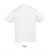 Camiseta blanca niño económica manga corta Sol's Regent 150 Color Blanco Vista Posterior