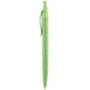Bolígrafo de paja de trigo y ABS con clip personalizado Color Verde claro