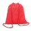 Mochila de Algodón con Cordones de color personalizada Color Rojo