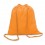 Mochila de Algodón con Cordones de color promocional Color Naranja