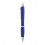 Bolígrafo ecológico de paja y ABS con clip para eventos Color Azul