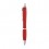 Bolígrafo ecológico de paja y ABS con clip para empresas Color Rojo