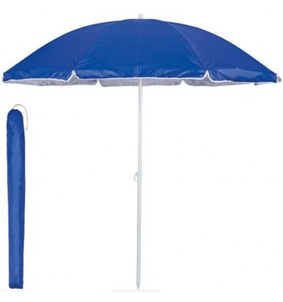  Sombrilla de playa de poliéster con funda personalizada Color Azul Royal