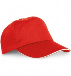 Gorra de Béisbol Sándwich promocional Color Rojo