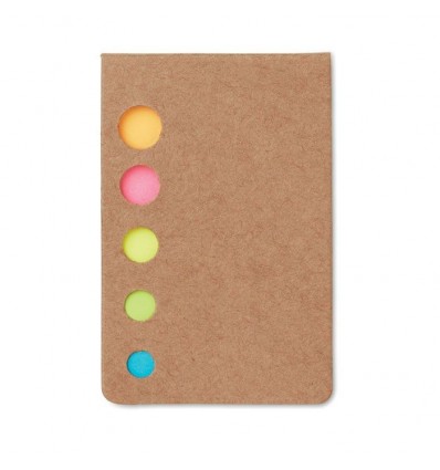 Notas Adhesivas de 5 Colores personalizadas Color Beige