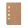 Notas Adhesivas de 5 Colores personalizadas Color Beige