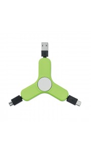 Spinner con conectores USB