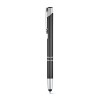 Bolígrafo de Aluminio Personalizado Táctil para merchandising Color Negro