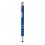 Bolígrafo de Aluminio Personalizado Táctil barato Color Azul Royal