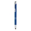 Bolígrafo de Aluminio Personalizado Táctil barato Color Azul Royal