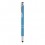 Bolígrafo Táctil de Aluminio Personalizado con logo Color Azul Claro