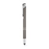 Bolígrafo de Aluminio Personalizado Táctil con publicidad Color Gun Metal
