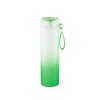 Botella cristal con acabado degradado mate 470 ml promocional Color Verde