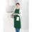 Delantal de cocina Ajustable con dos Bolsillos Color Verde - Vista de ejemplo